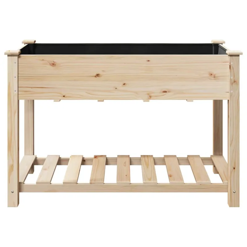 Sodo vazonas Smėlio 115 x 59 x 76,5 cm Kietasis pušinis medis
