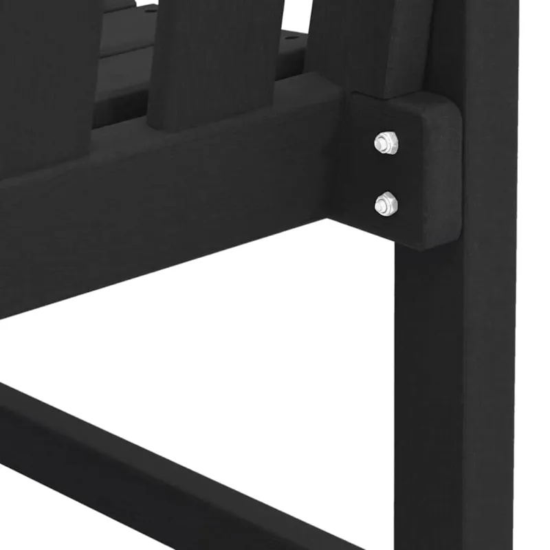Sodo suolas Juoda 120 x 59 x 88 cm HDPE