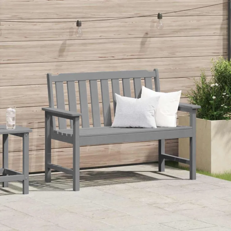 Sodo suolas Šviesiai pilka 120 x 59 x 88 cm HDPE