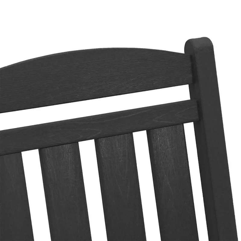 Sodo supamoji kėdė Juoda 92 x 70 x 108cm HDPE