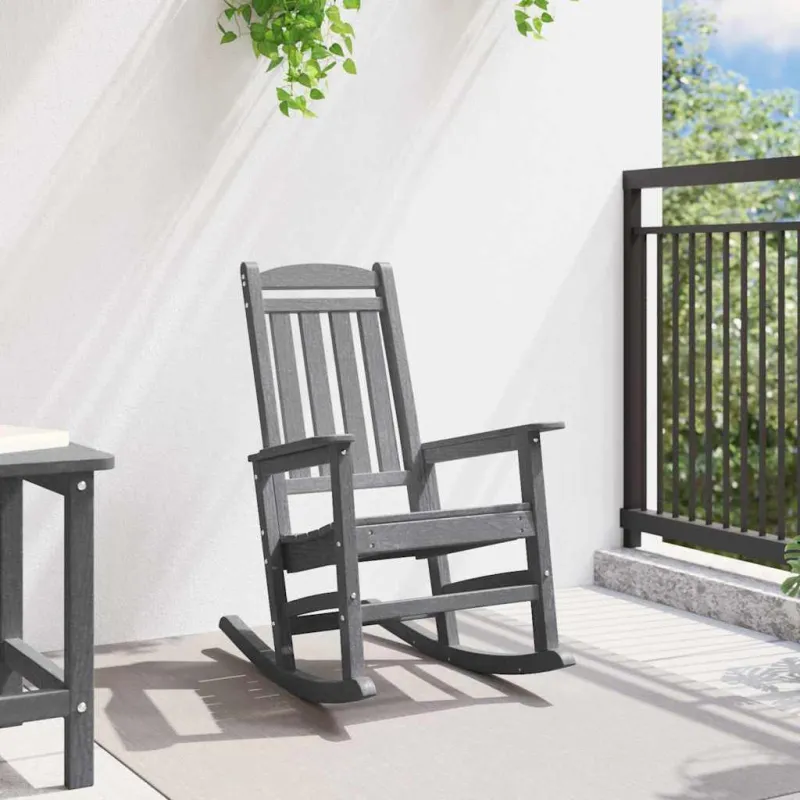 Sodo supamoji kėdė Šviesiai pilka 92 x 70 x 108cm HDPE