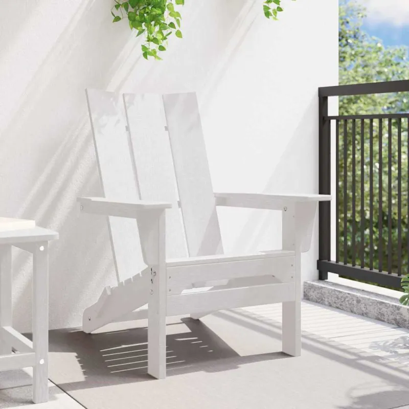 Sulankstoma Adirondack kėdė Balta 80,5 x 74,5 x 92 cm HDPE