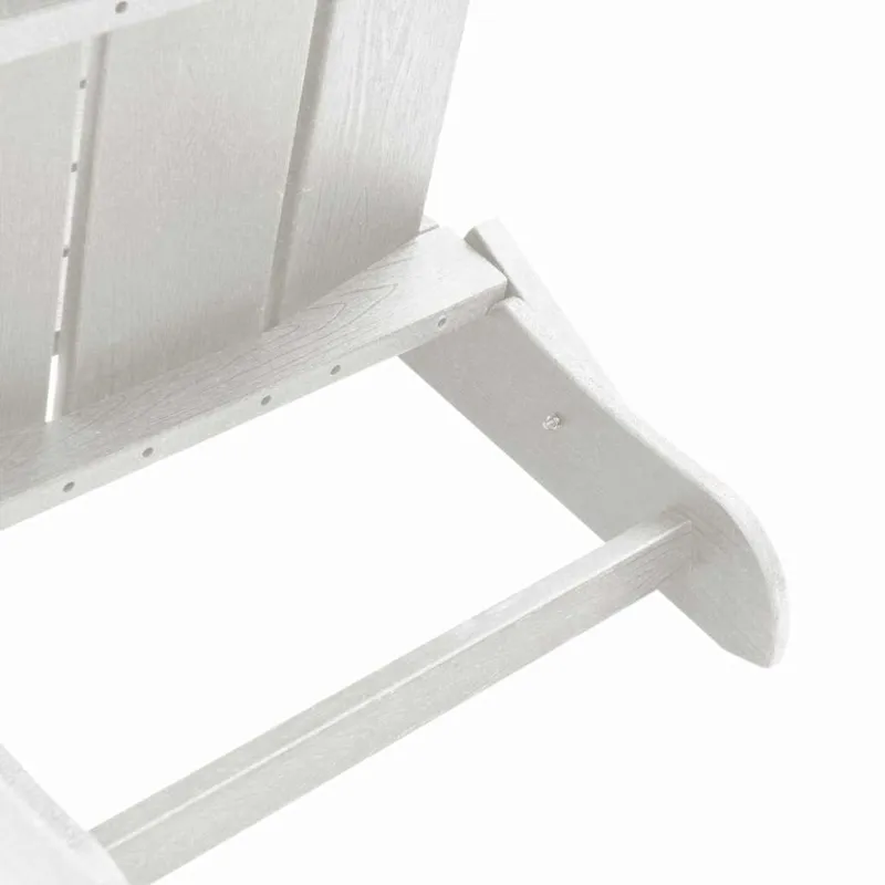 Sulankstoma Adirondack kėdė Balta 80,5 x 74,5 x 92 cm HDPE
