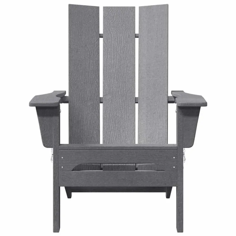 Sulankstoma Adirondack kėdė Šviesiai pilka 80,5 x 74,5 x 92 cm