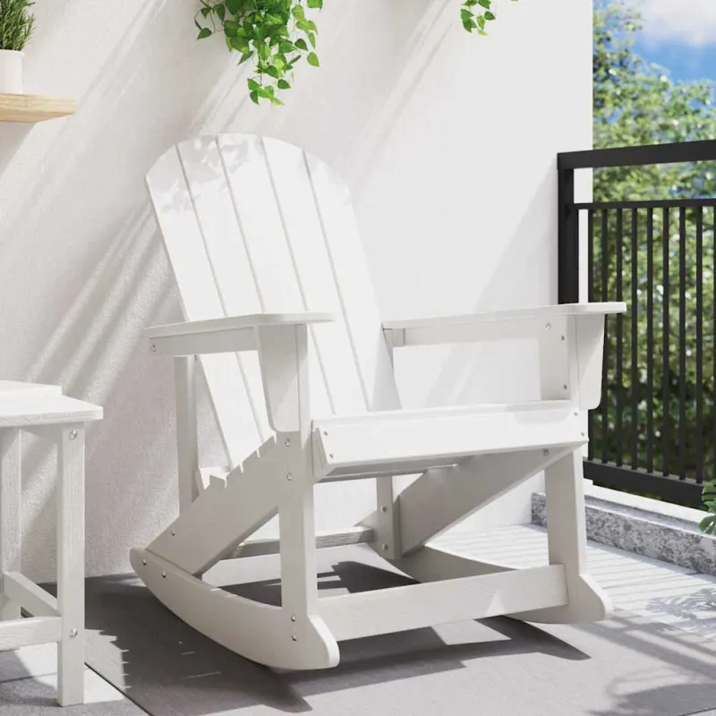 Adirondack supama kėdė Balta 92 x 73,5 x 92 cm HDPE