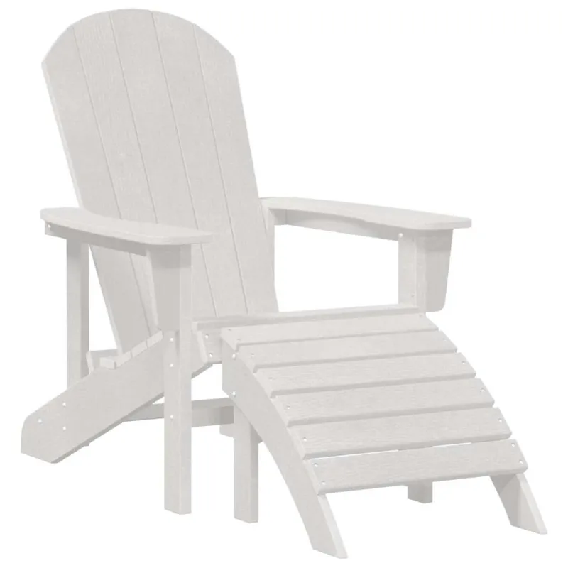 Adirondack kėdė Balta 82 x 74 x 92 cm HDPE