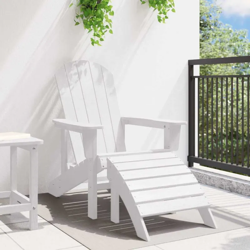 Adirondack kėdė Balta 82 x 74 x 92 cm HDPE