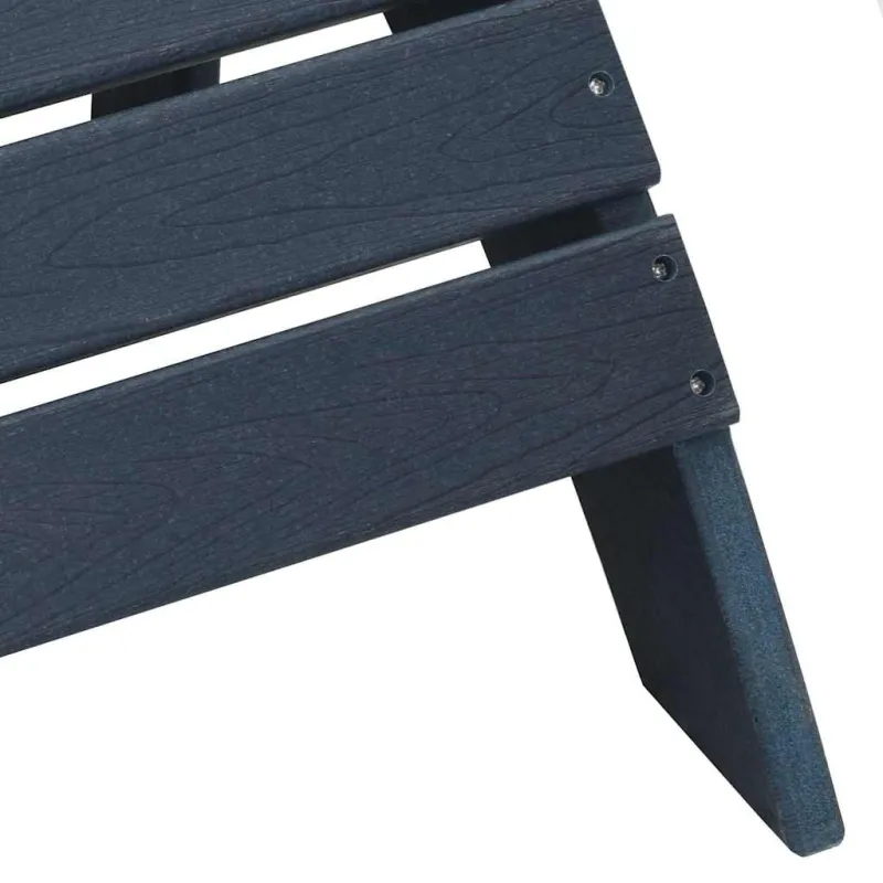 Adirondack kėdė Jūrinė mėlyna 82 x 74 x 92 cm HDPE