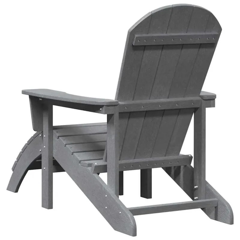 Adirondack kėdė Šviesiai pilka 82 x 74 x 92 cm HDPE