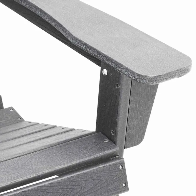 Adirondack kėdė Šviesiai pilka 82 x 74 x 92 cm HDPE
