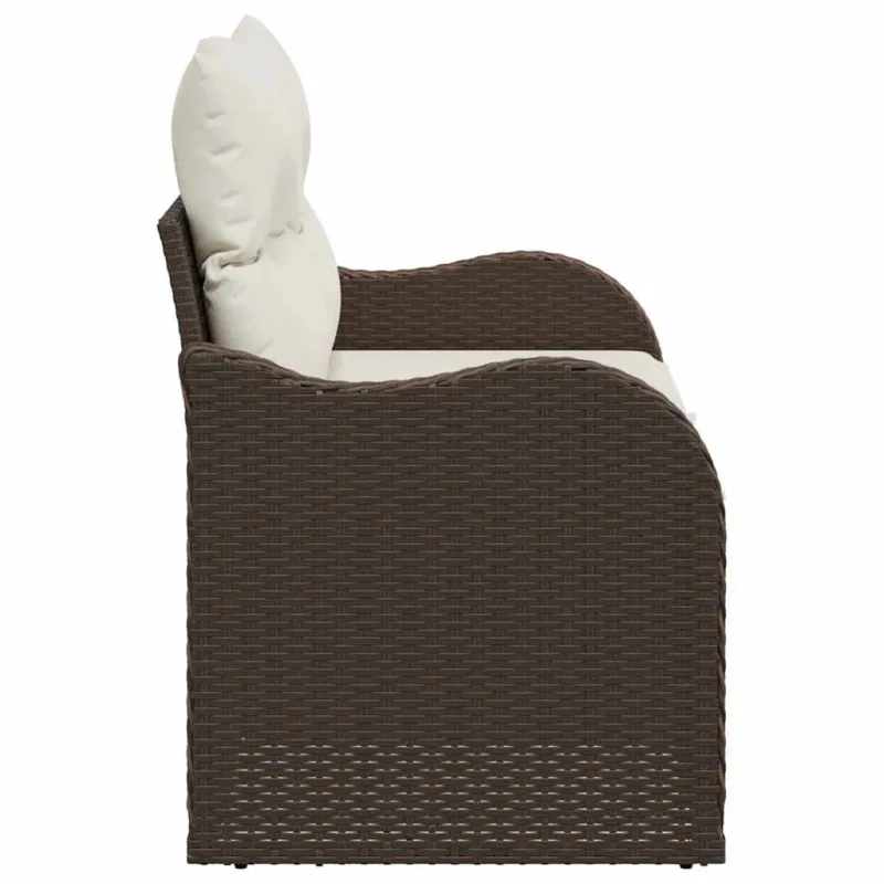 Sodo sofa su pagalve Ruda 121 x 62 x 69cm poliratanas