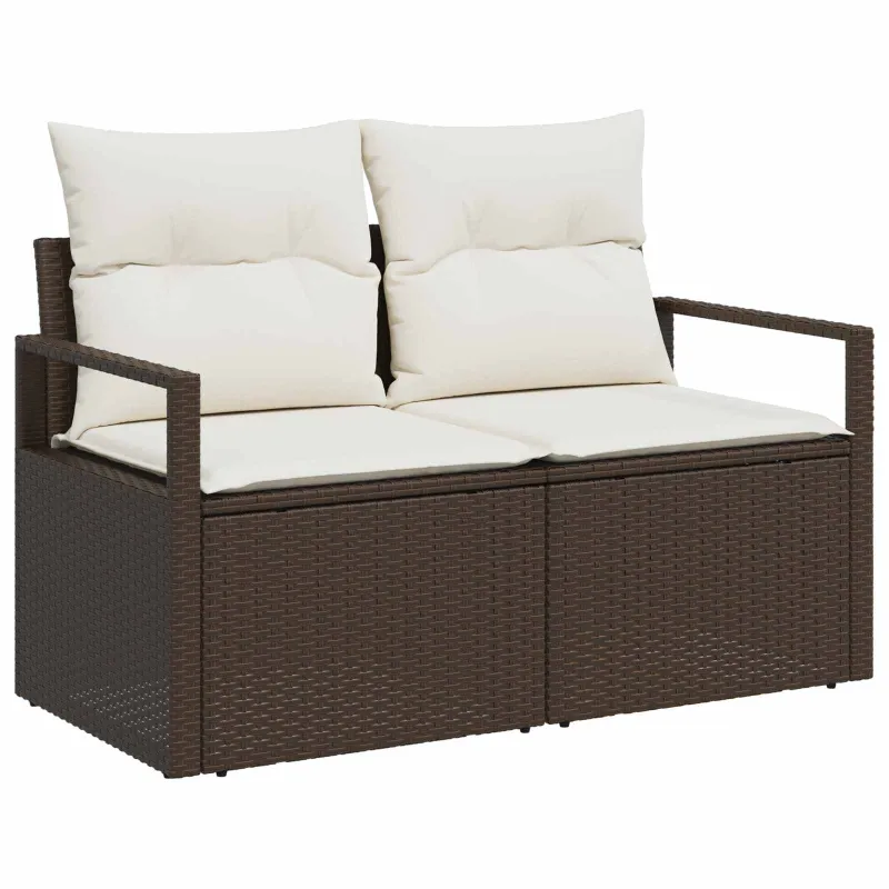 Sodo sofa su pagalve 120 x 62 x 69 cm poliratanas