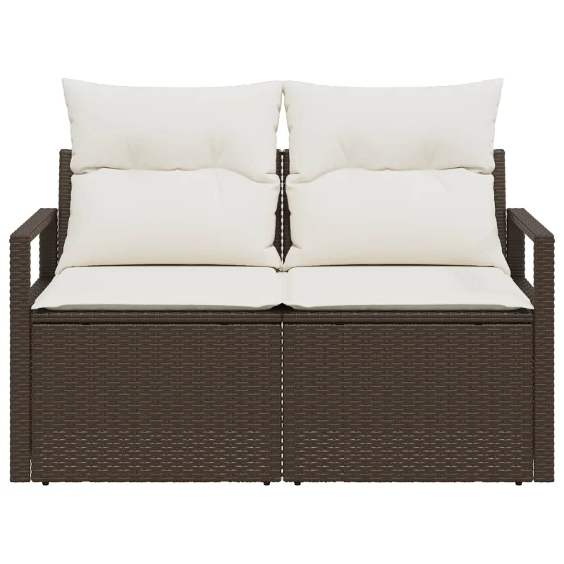 Sodo sofa su pagalve 120 x 62 x 69 cm poliratanas