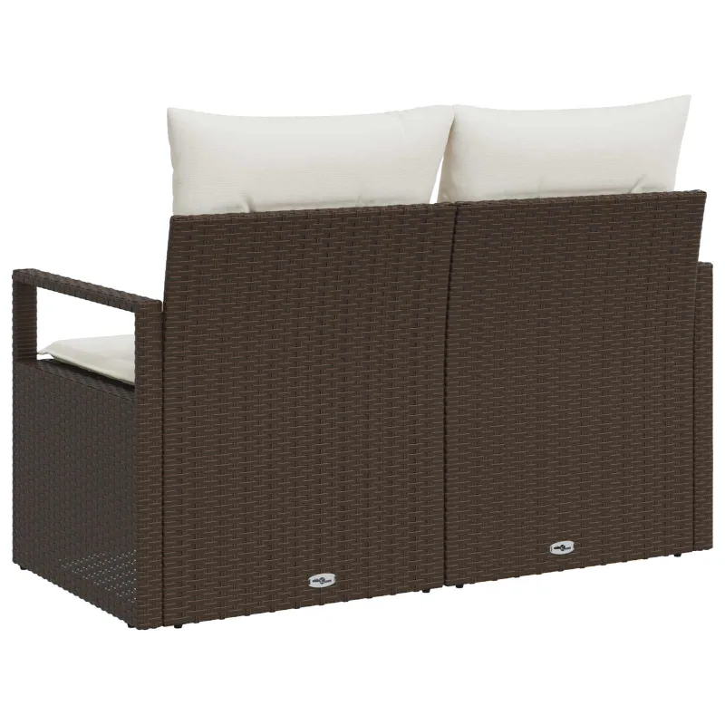 Sodo sofa su pagalve 120 x 62 x 69 cm poliratanas