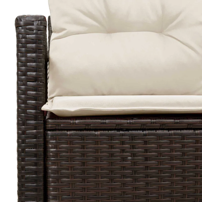 Sodo sofa su pagalve 120 x 62 x 69 cm poliratanas