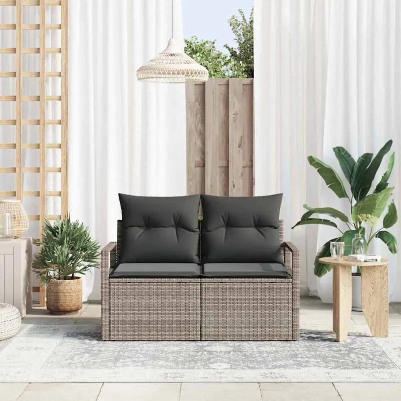Sodo sofa su pagalve 120 x 62 x 69 cm poliratanas