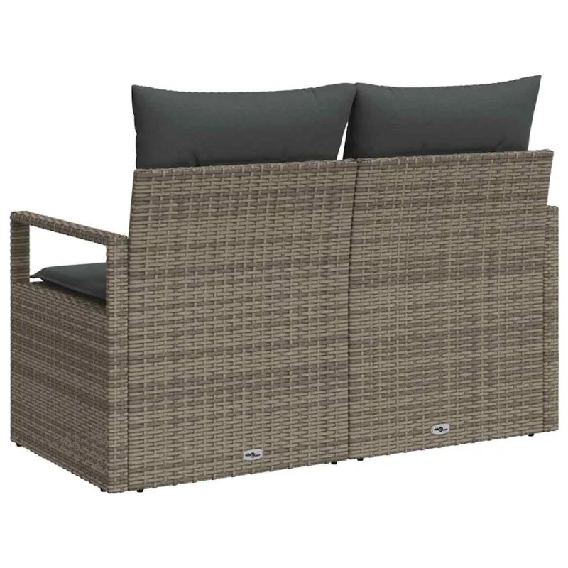 Sodo sofa su pagalve 120 x 62 x 69 cm poliratanas
