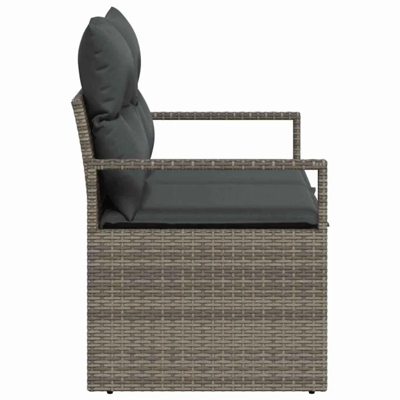Sodo sofa su pagalve 120 x 62 x 69 cm poliratanas