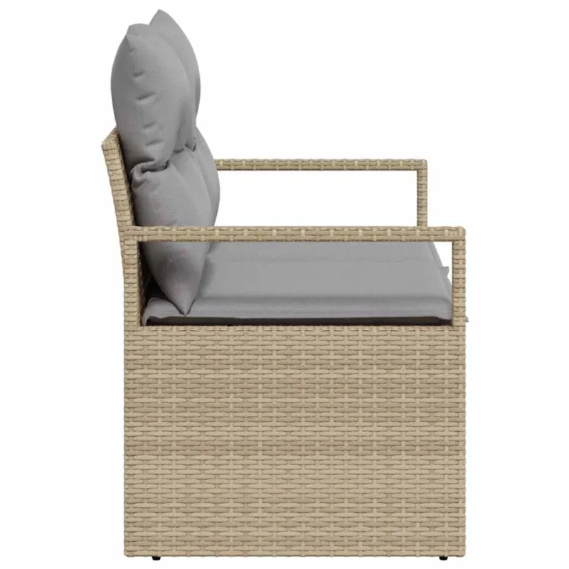 Sodo sofa su pagalve 120 x 62 x 69 cm poliratanas