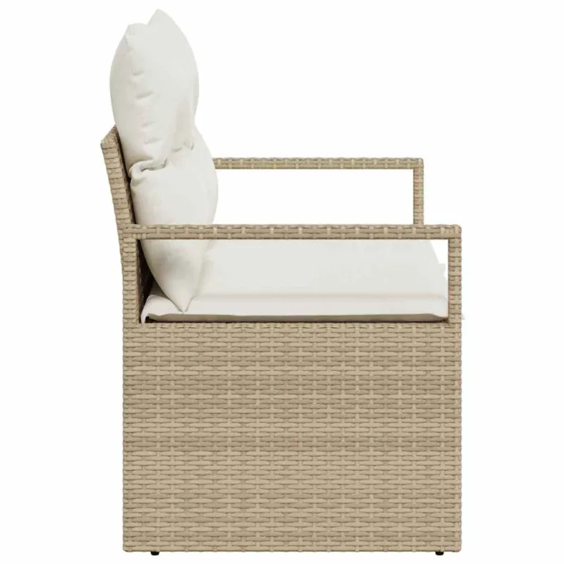 Sodo sofa su pagalve 120 x 62 x 69 cm poliratanas