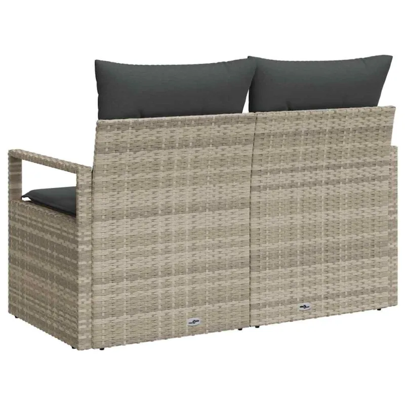 Sodo sofa su pagalve 120 x 62 x 69 cm poliratanas