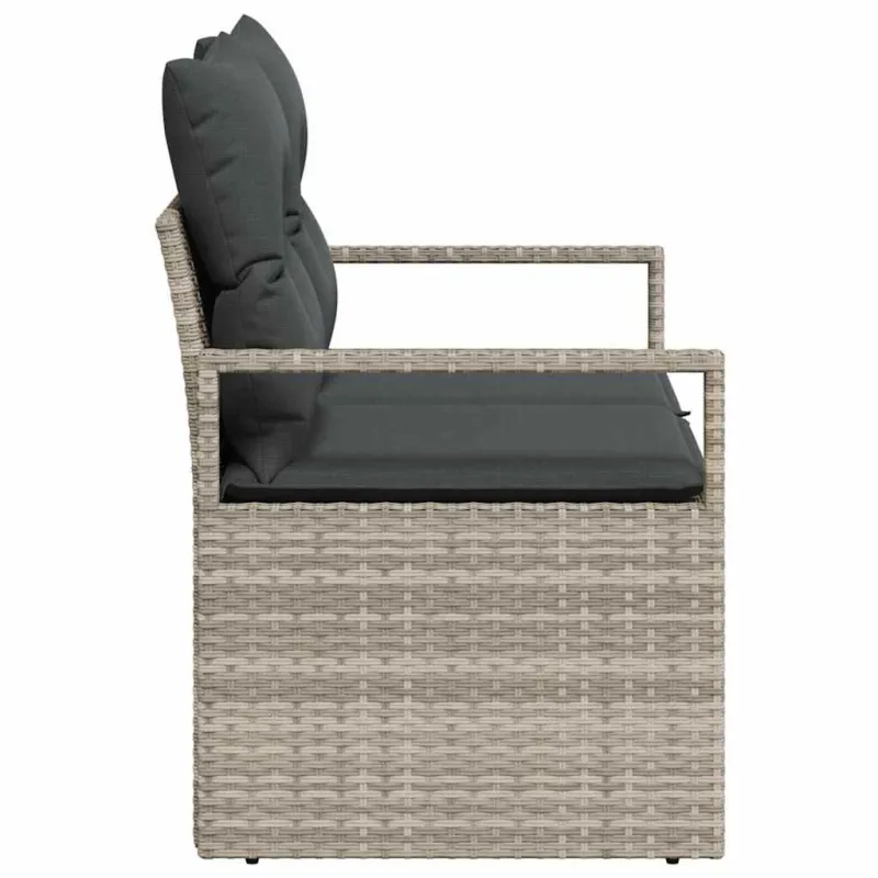 Sodo sofa su pagalve 120 x 62 x 69 cm poliratanas
