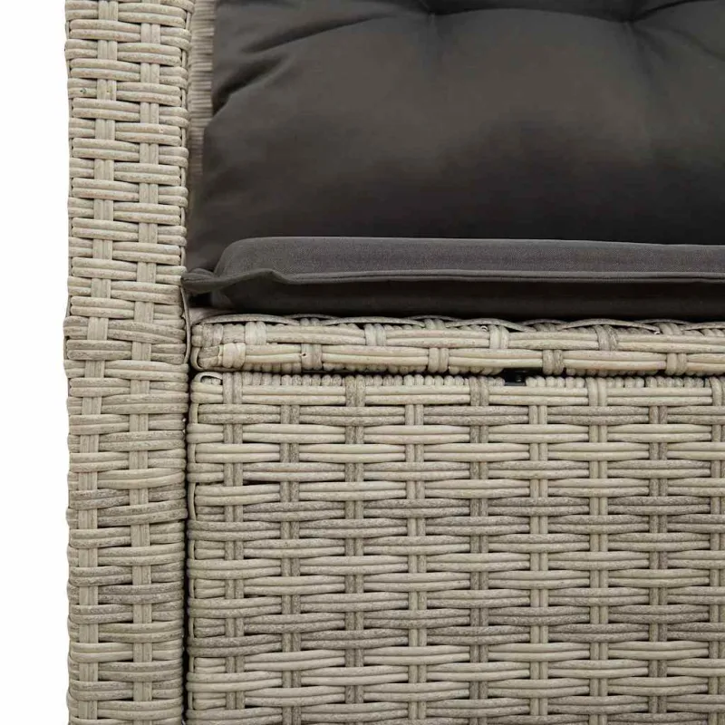 Sodo sofa su pagalve 120 x 62 x 69 cm poliratanas