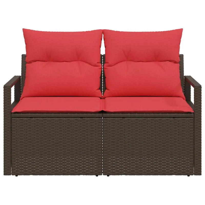 Sodo sofa su pagalve 120 x 62 x 69 cm poliratanas