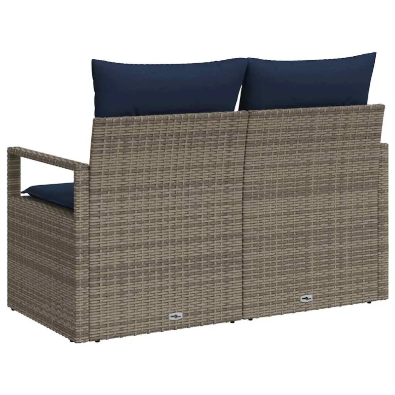 Sodo sofa su pagalve 120 x 62 x 69 cm poliratanas