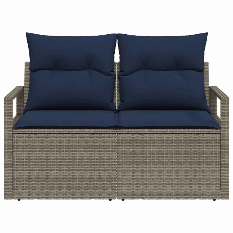 Sodo sofa su pagalve 120 x 62 x 69 cm poliratanas