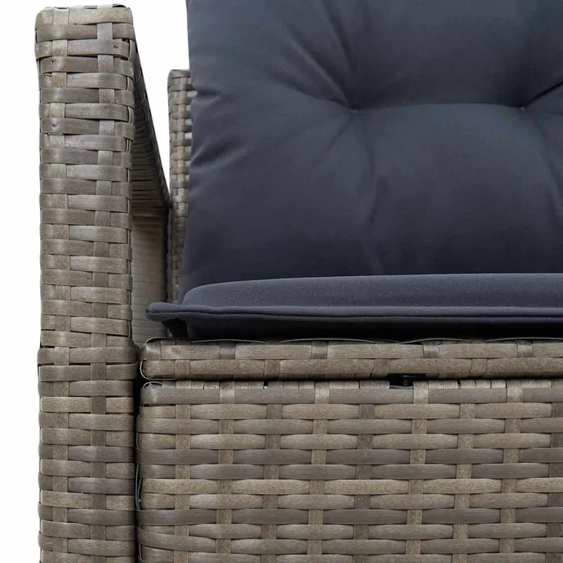 Sodo sofa su pagalve 120 x 62 x 69 cm poliratanas