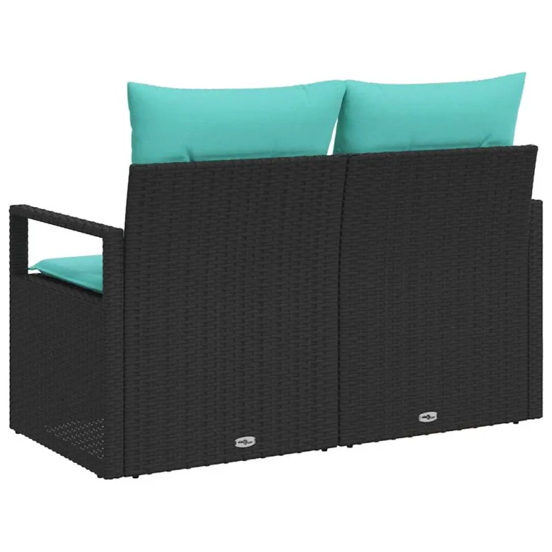 Sodo sofa su pagalve 120 x 62 x 69 cm poliratanas