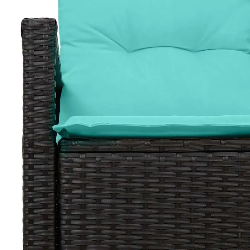 Sodo sofa su pagalve 120 x 62 x 69 cm poliratanas