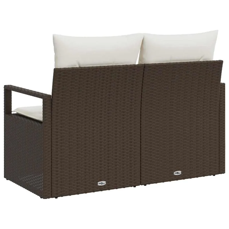 Sodo sofa su pagalve su saugykla 120 x 62 x 69 cm poliratanas
