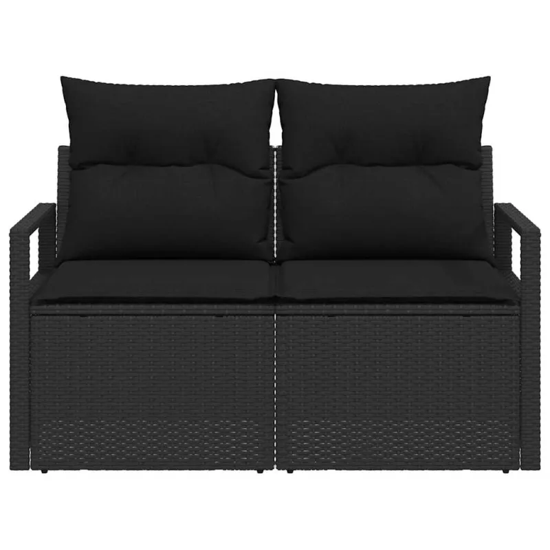 Sodo sofa su pagalve su saugykla 120 x 62 x 69 cm poliratanas