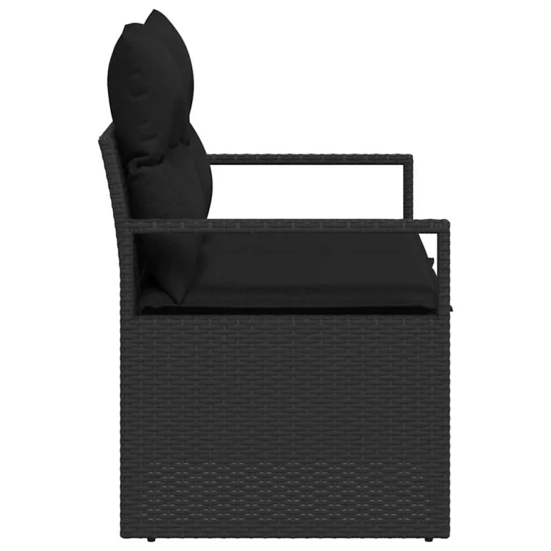 Sodo sofa su pagalve su saugykla 120 x 62 x 69 cm poliratanas