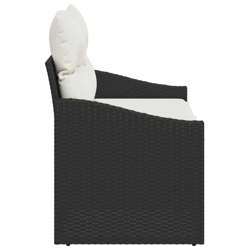 Sodo sofa su pagalve 123 x 62 x 69 cm poliratanas