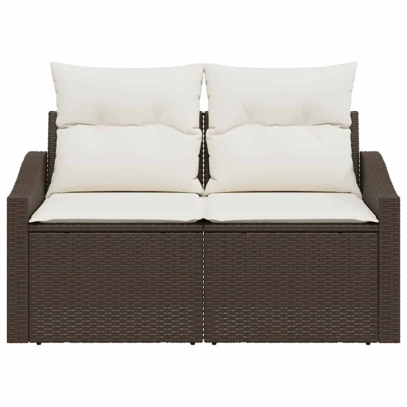 Sodo sofa su pagalve 123 x 62 x 69 cm poliratanas
