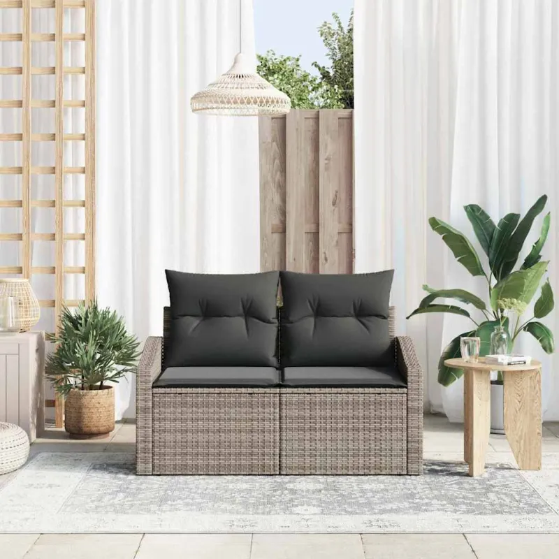 Sodo sofa su pagalve 123 x 62 x 69 cm poliratanas