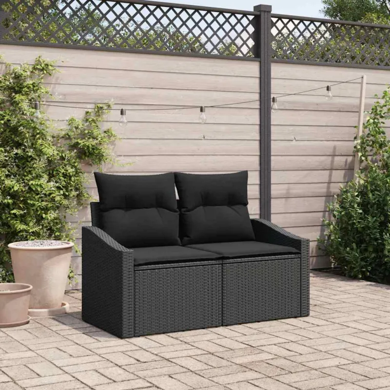 Sodo sofa su pagalve 123 x 62 x 69 cm poliratanas