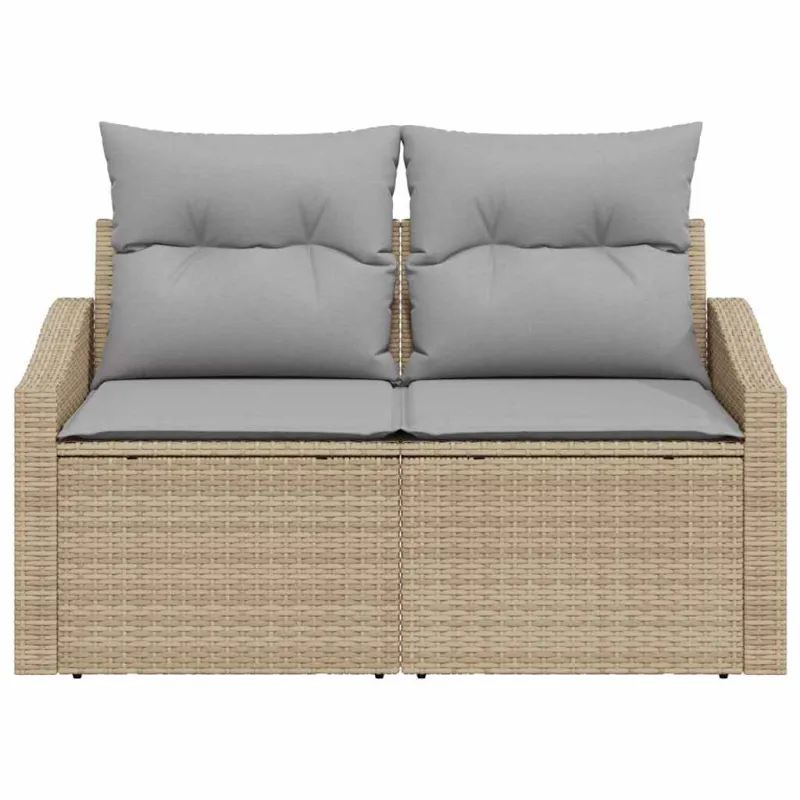 Sodo sofa su pagalve su saugykla 123 x 62 x 69 cm poliratanas