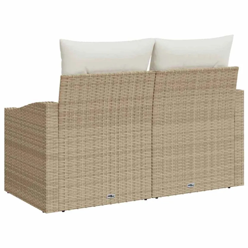 Sodo sofa su pagalve su saugykla 123 x 62 x 69 cm poliratanas