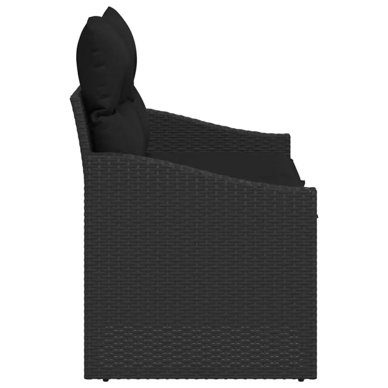 Sodo sofa su pagalve su saugykla 123 x 62 x 69 cm poliratanas