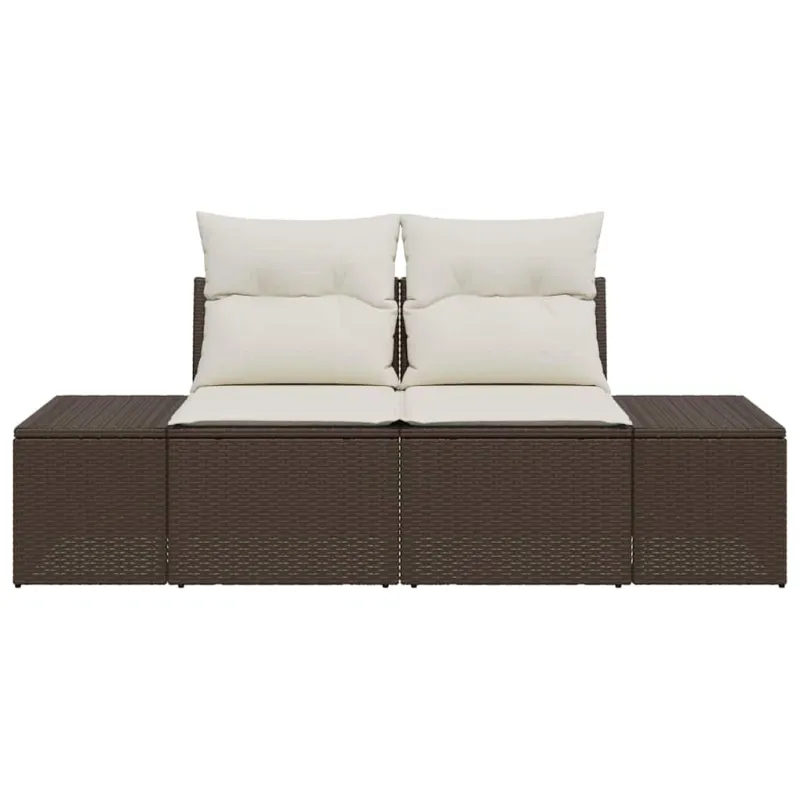 Sodo sofa su pagalve Ruda 184 x 62 x 69 cm poliratanas