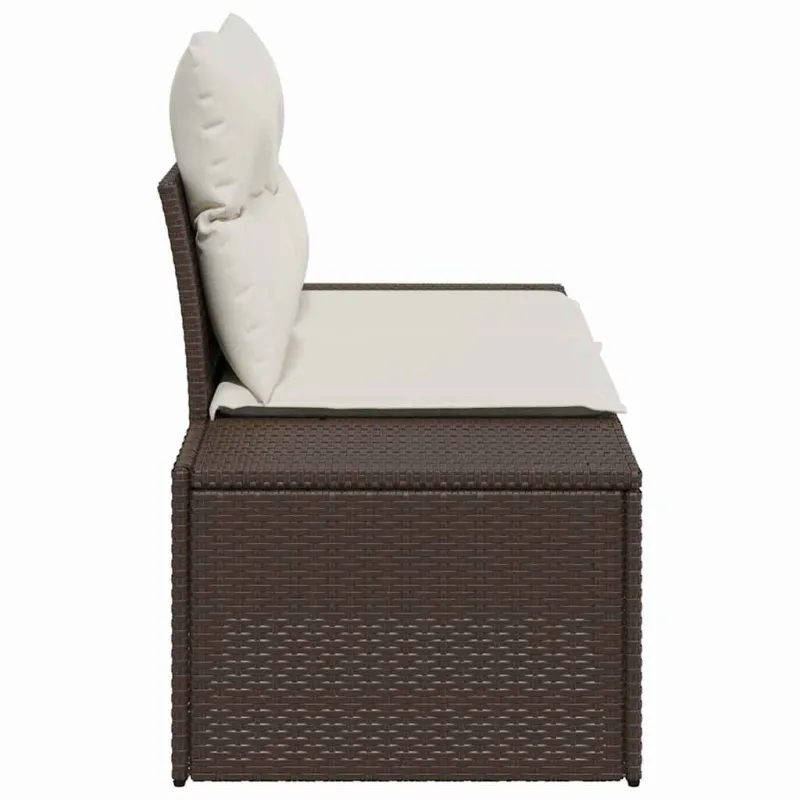 Sodo sofa su pagalve Ruda 184 x 62 x 69 cm poliratanas