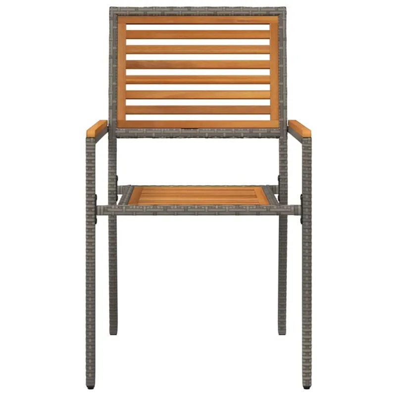 Sodo krėslai, kurie vienas ant kito sukraunami 2 pcs