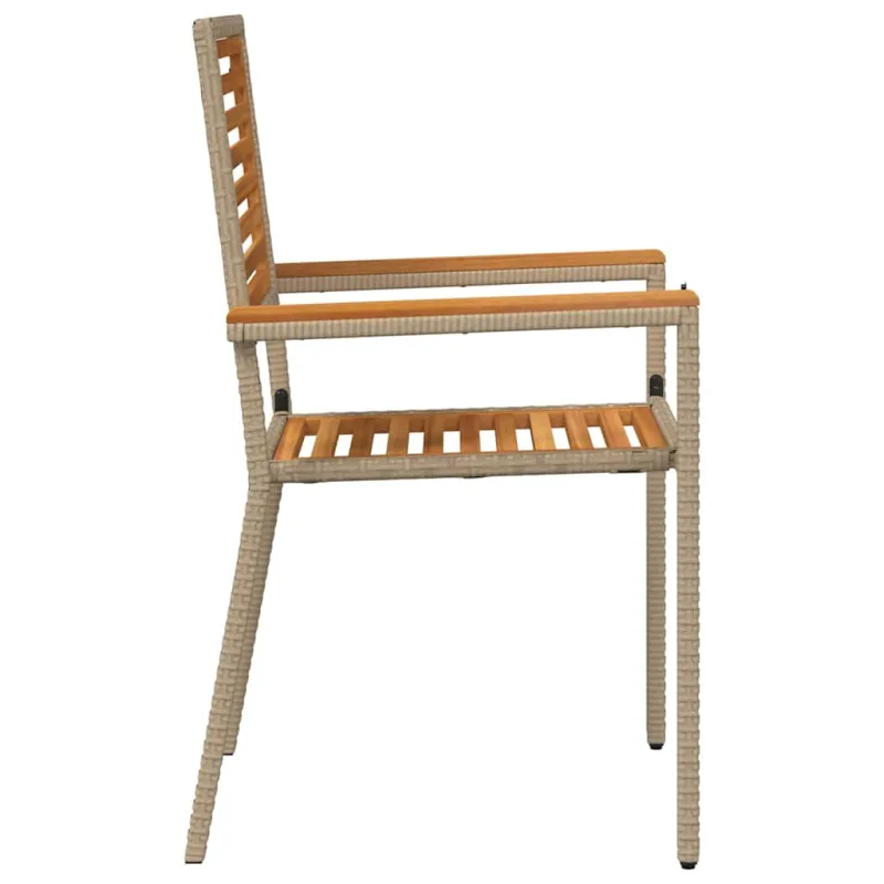 Sodo krėslai, kurie vienas ant kito sukraunami 2 pcs