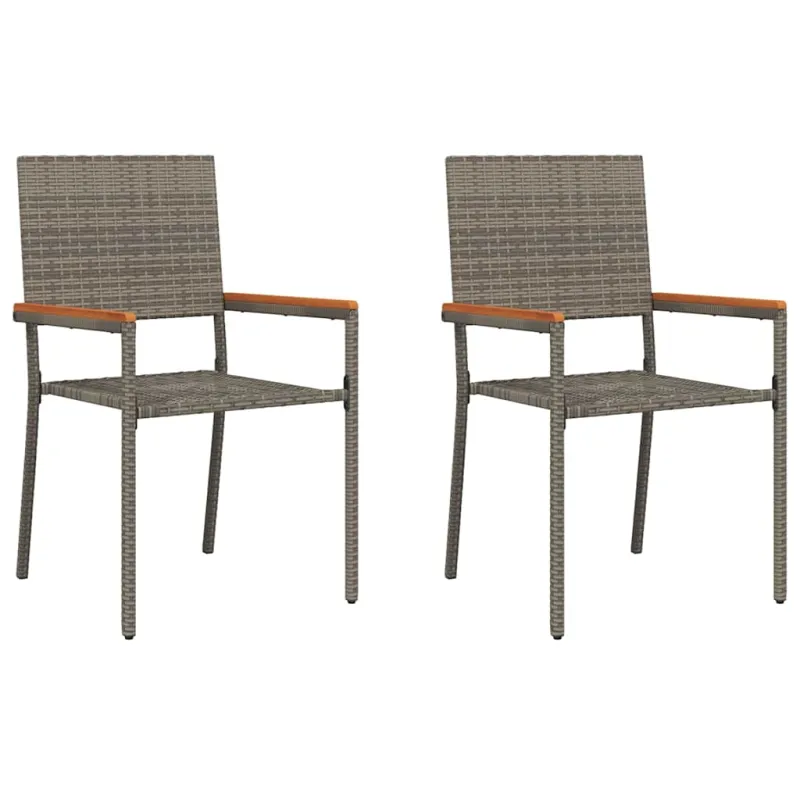 Sodo krėslai, kurie vienas ant kito sukraunami 2 pcs