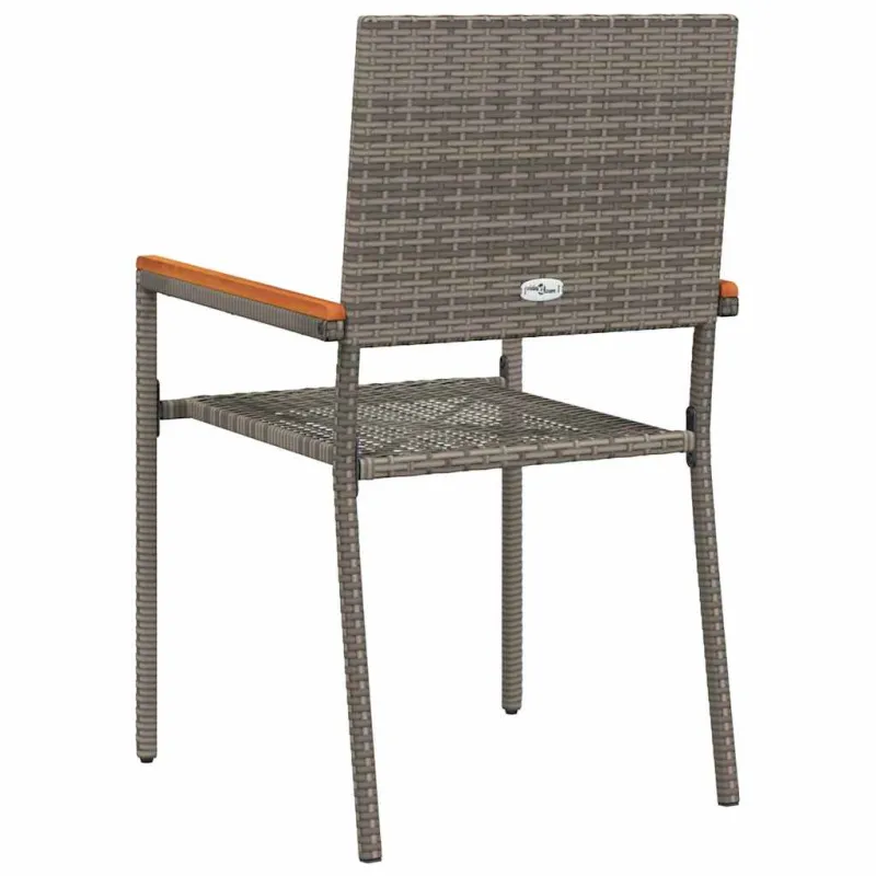 Sodo krėslai, kurie vienas ant kito sukraunami 2 pcs