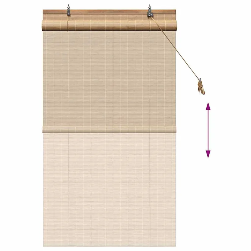Roletas Ruda 80 x 160 cm Bambukas
